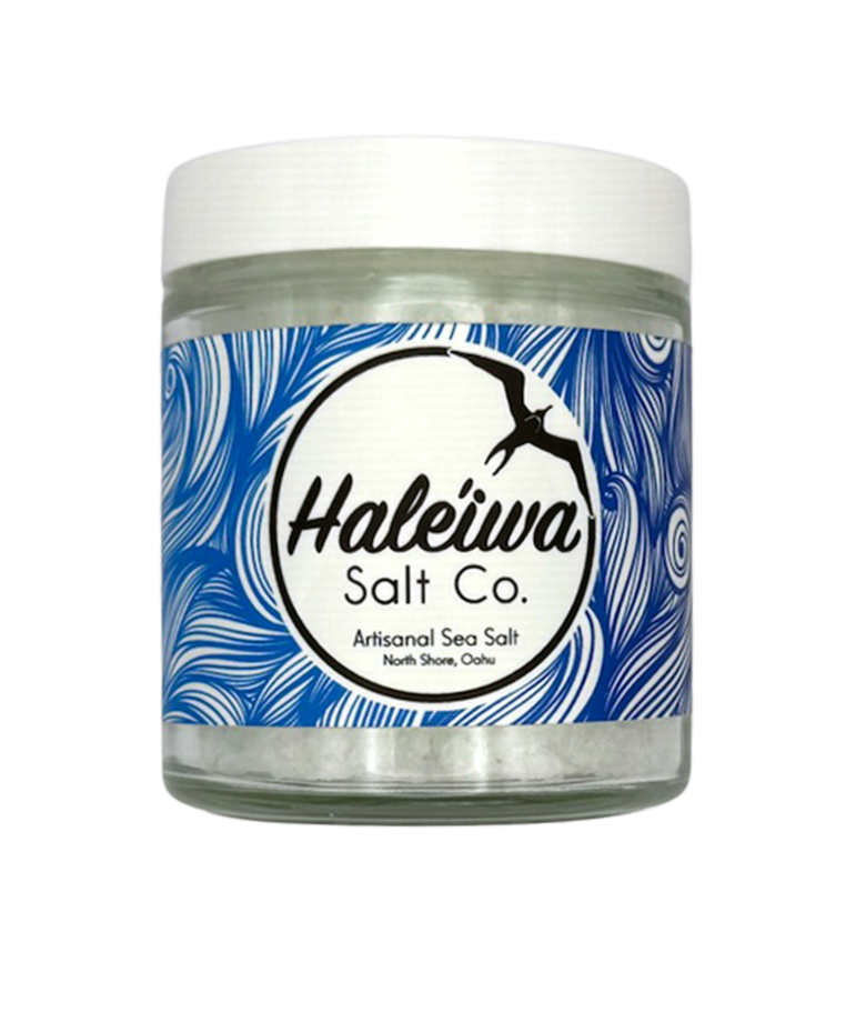 Pure Hawaiian Flake Salt - Large Jar 2.5oz - Haleiwa Salt Co.
