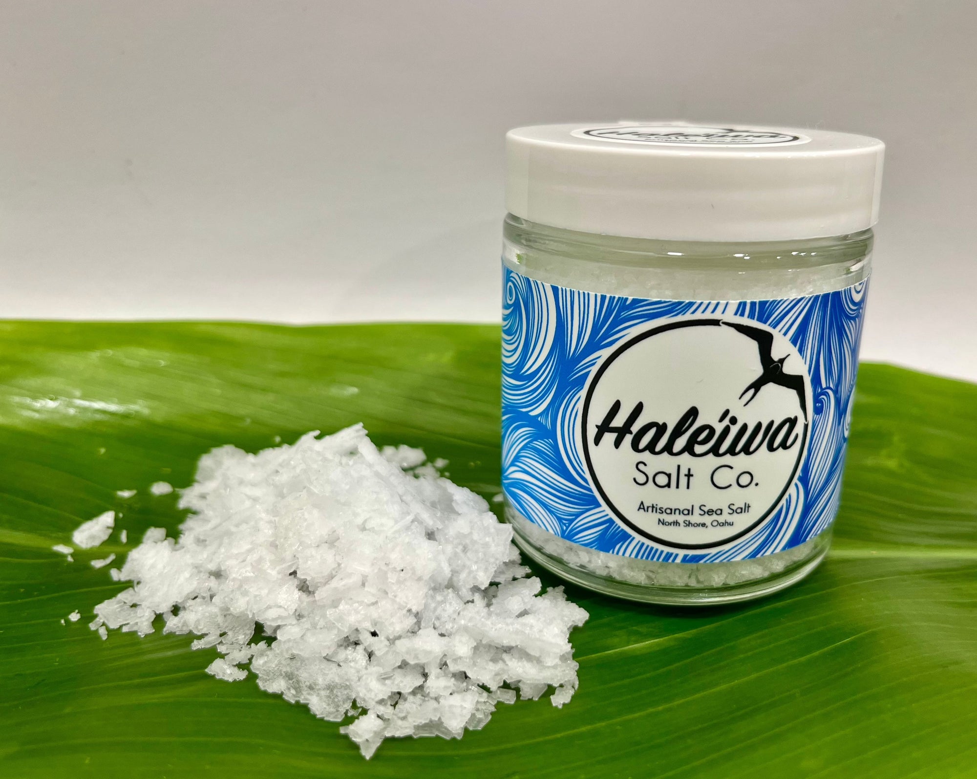 Pure Hawaiian Flake Salt - Large Jar 2.5oz - Haleiwa Salt Co.