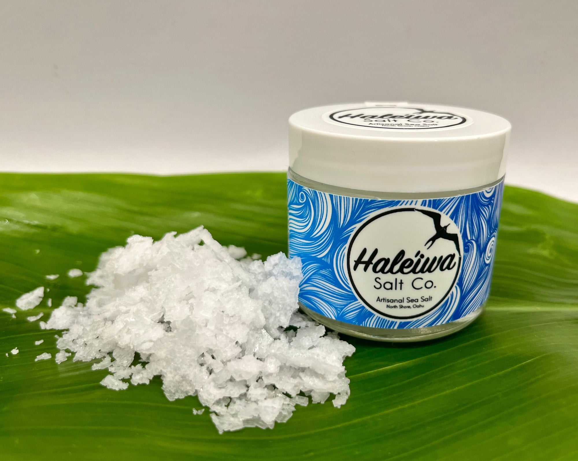 Pure Hawaiian Flake Salt - Small Jar 1.5oz - Haleiwa Salt Co.