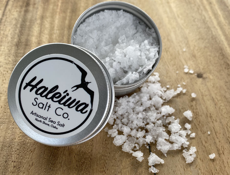 Pure Hawaiian Flake Salt  - Travel Tin( 2 Pack) - Haleiwa Salt Co.